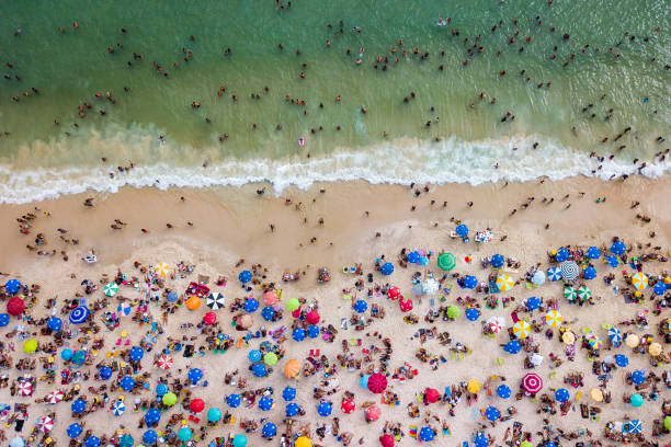 die strände recreio und reserva und piscinéo de ramos - best of stock-fotos und bilder