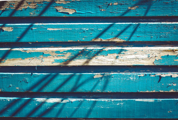 istock Rustic colorful peeling paint copy space textured backgrounds 1282677334