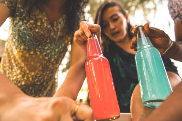 istock Choosing drinks from the cooler while enjoying picnic 1282693277
