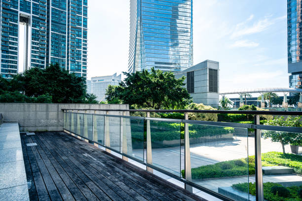 istock Building Terrace of modern office building 1282694568
