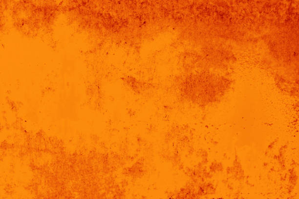 istock Close up grunge orange metal background and texture 1282694761