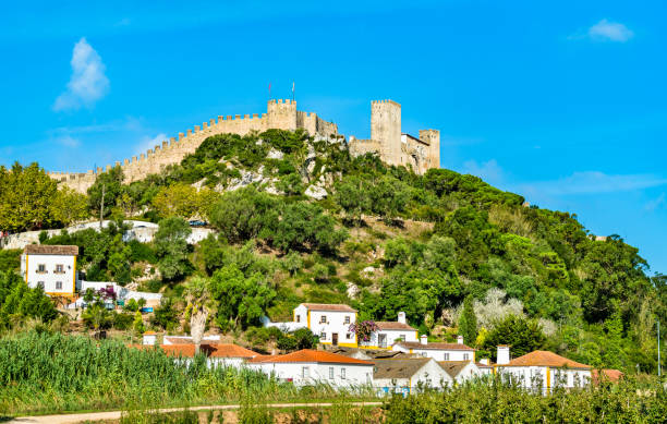 Castle of Obidos, a medieval fortified town in Portugal Castle of Obidos, a medieval fortified town in Oeste region of Portugal obidos photos stock pictures, royalty-free photos & images