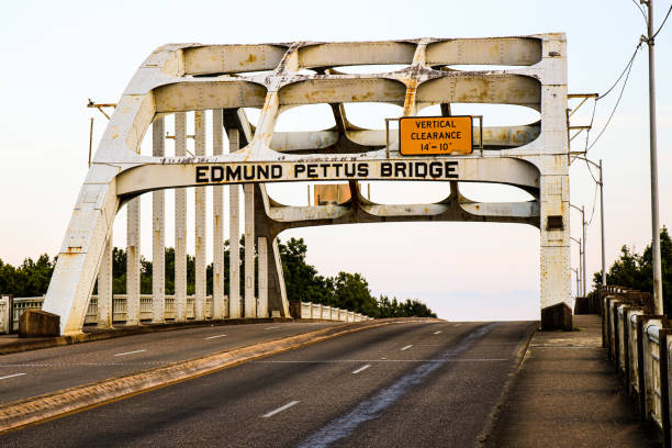 Edmund Pettus Bridge Selma, Alabama black civil rights stock pictures, royalty-free photos & images