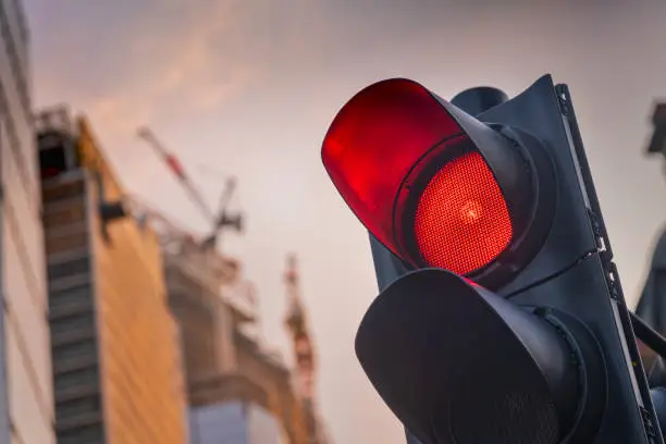 Photo of Red traffic light