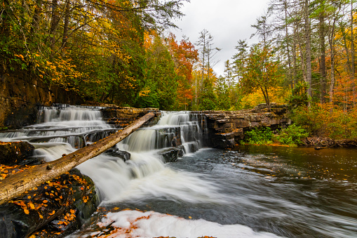 A fall afternoon at Dismal Falls in western Virginia