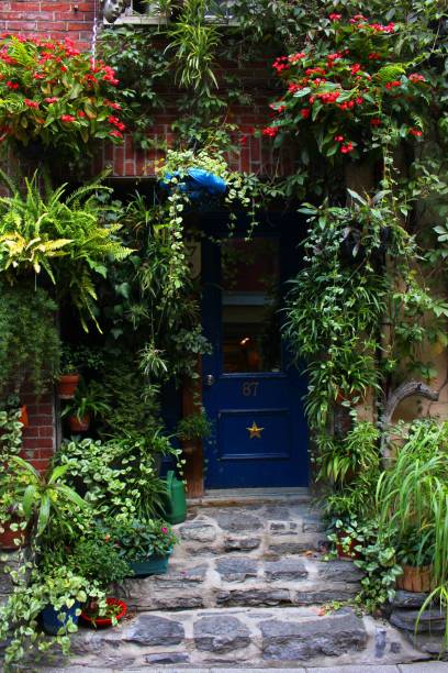 istock Blue Garden Door 1282716947