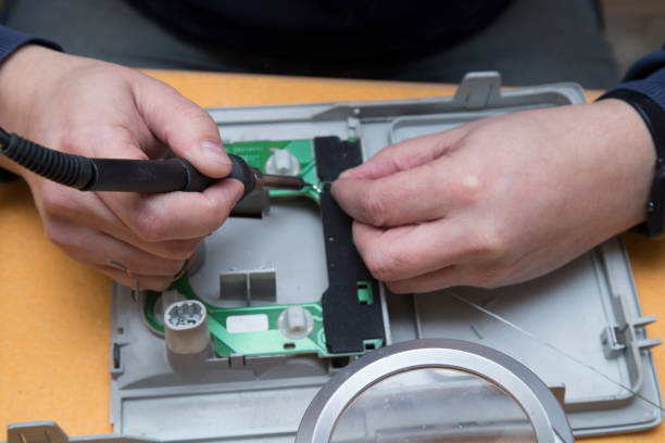 istock Repair of electronic boards. 1282718531