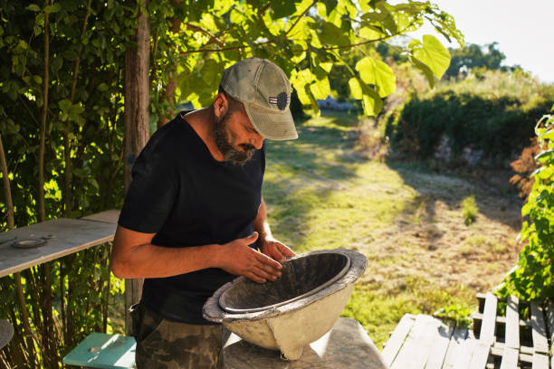 istock After adding the isolation from polyester craft man checking the quality of his work 1282722513