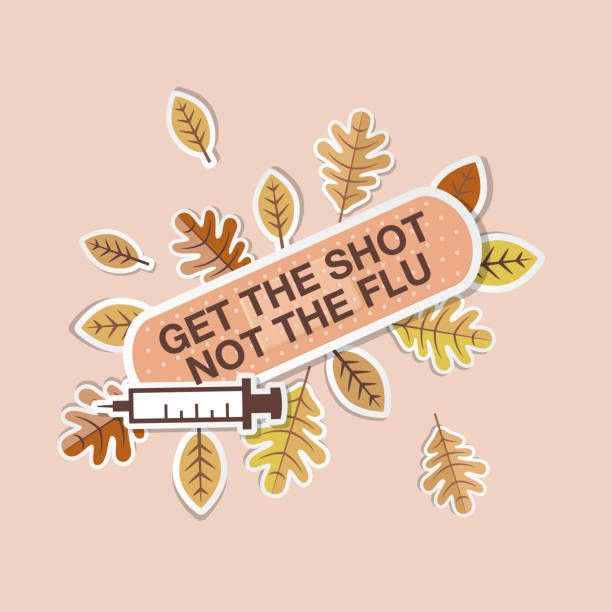 Flu Fall 3,000+ Fall Flu Or Influenza Shot Poster Template Stock Illustrations ...