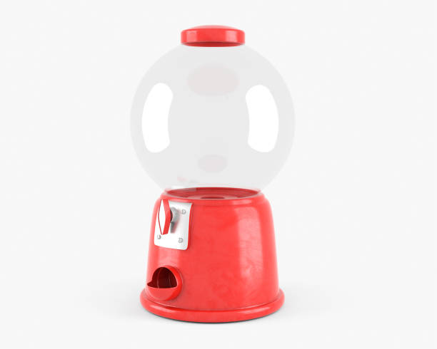 istock Gumball Machine with Colorful Bubble Gum 1282725660