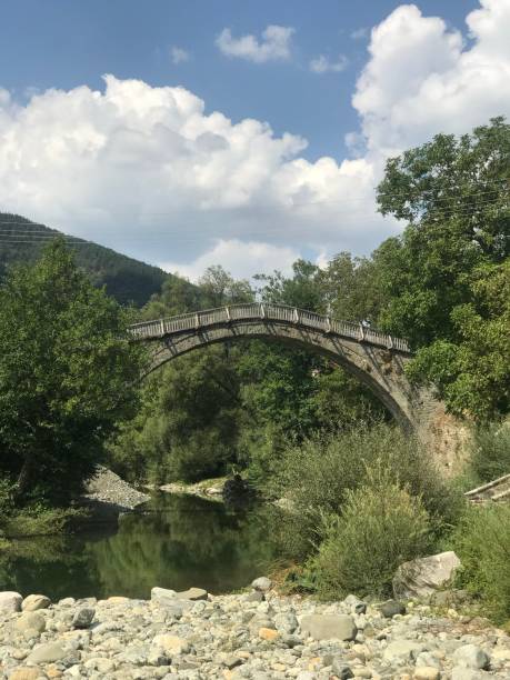 istock traditional stone bridge in the Pindos mountain range Epirus Greece 1282726464
