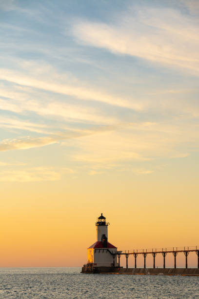 istock Sunset on Lake Michigan 1282733684