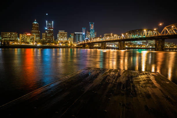istock Downtown Portland Cityscape At Night 1282736532