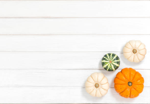 istock Thanksgiving background Pumpkin decoration wooden texture 1282737763