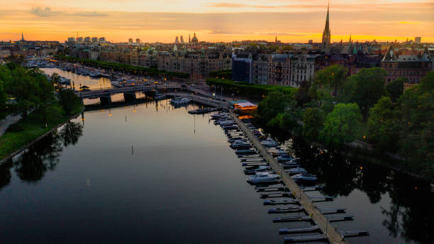 istock Sunset in Stockholm Sweden 2020 1282746833