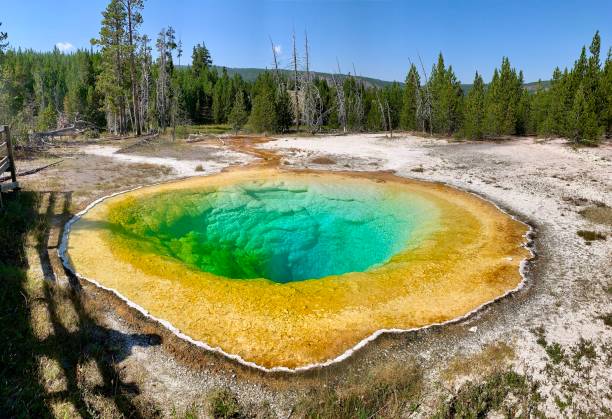 istock Morning Glory Pool at Yellowstone's Upper Geyser Basin 1282752539