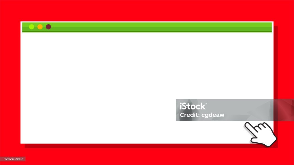 Window Screen Blank Form Window Form Blank On Red For Banner Background Template Window Frame On ...