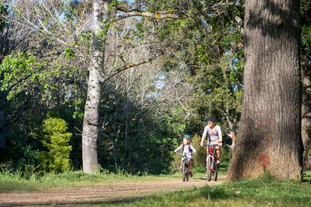 istock Mother riding to school with her daughter 1282768461