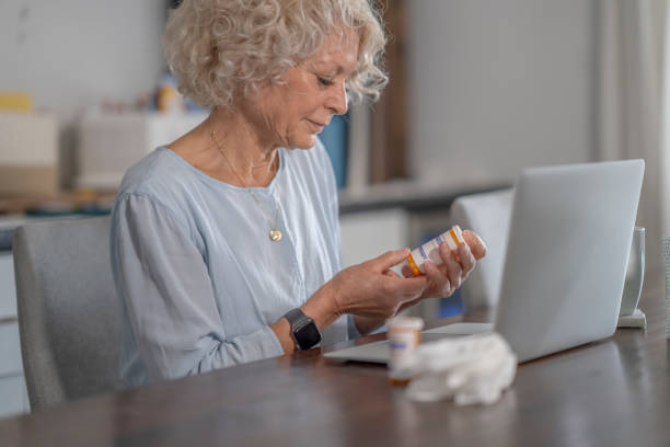 istock Senior woman on a telemedicine call 1282771470
