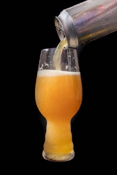 istock Serving beer from a can into an IPA beer glass 1282775944