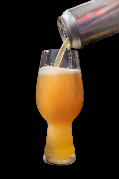 istock Serving beer from a can into an IPA beer glass 1282775951