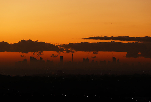 Sunrise over Sydney, Australia