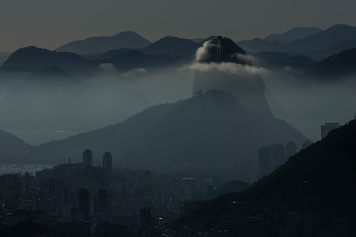 Early morning view of Rio de Janeiro