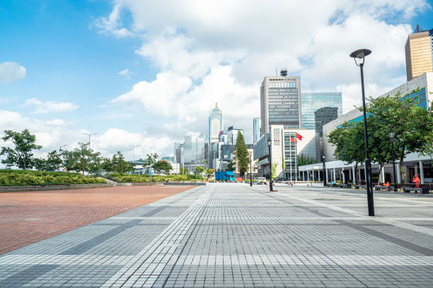 istock Financial district of Hong Kong 1282793650