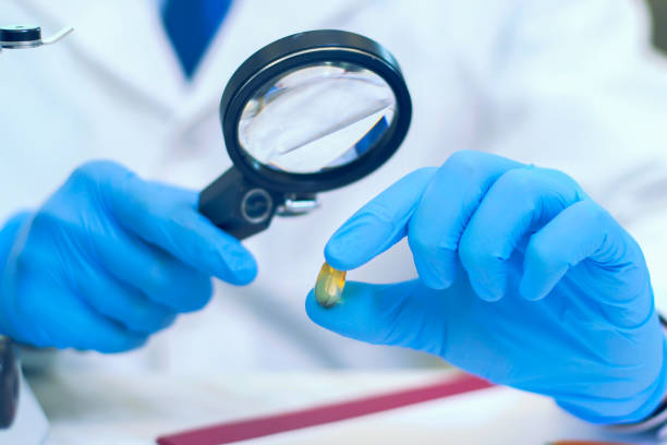 istock Scientist studies properties and benefits of omega 3 fatty acids 1282800842