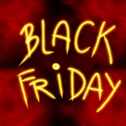 Poster black Friday for advertising sales