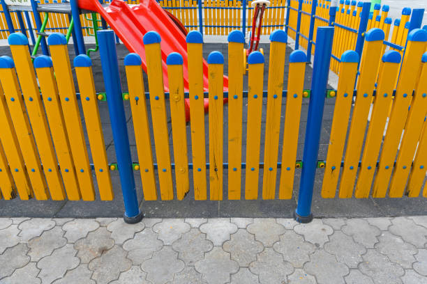 istock Wooden Fence Playground 1282804525