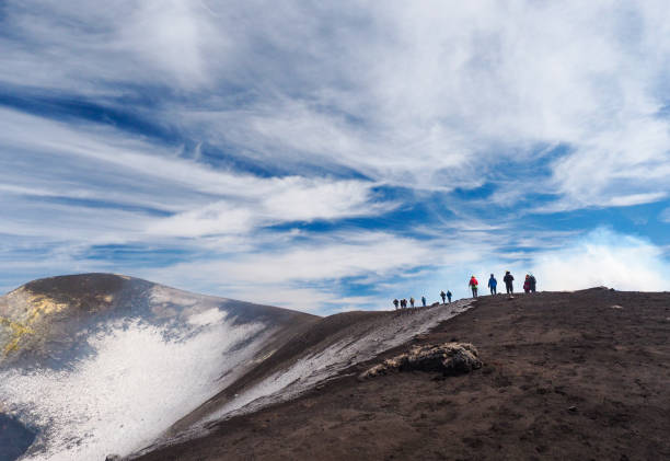 Etna volcano. South crater. Sicilia