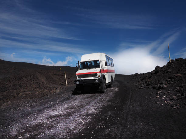 Etna volcano. South crater. Sicilia
