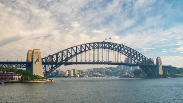 istock Sydney Harbour Bridge In The Morning Light 1282807908