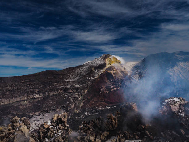 Etna volcano. South crater. Sicilia