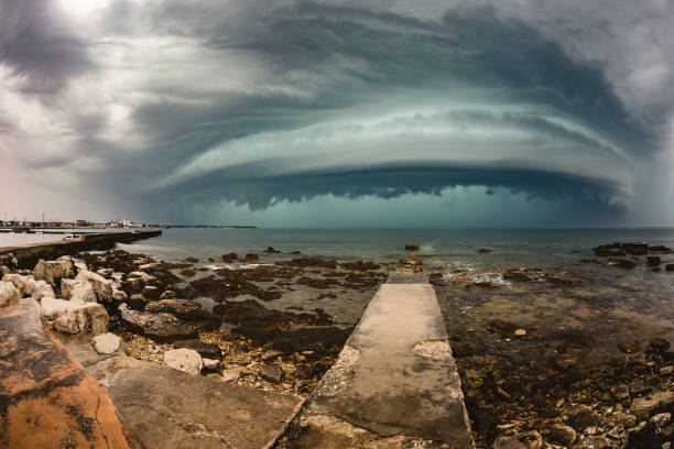 istock Panorama of Arcus Cloud Above Sea Beach 1282821082