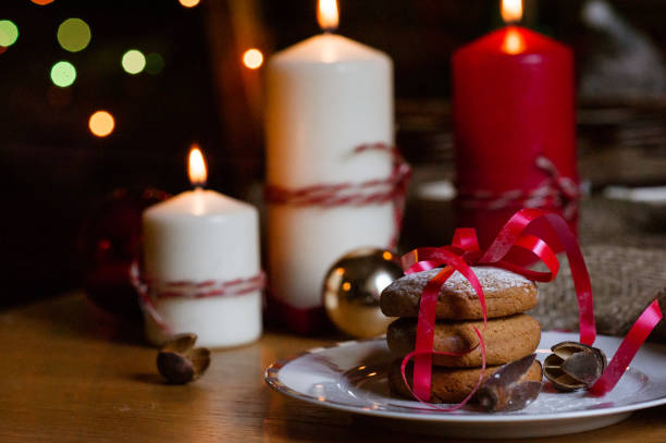 istock Beautiful composition with Christmas cookies. 1282826826
