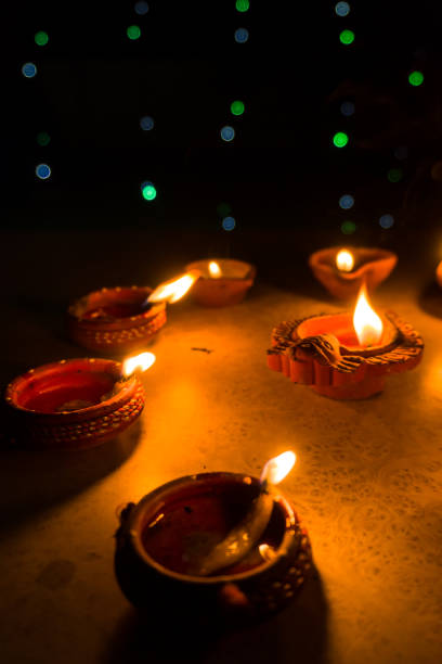 istock Diwali Diya(oil lamp) also known as diva 1282838447