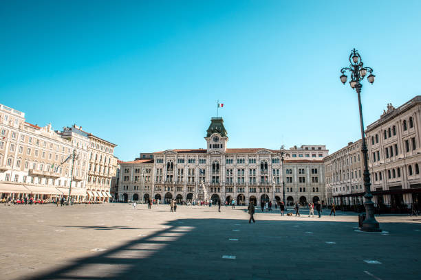 istock Town Square And Town Hall In Trieste, Italy 1282838602