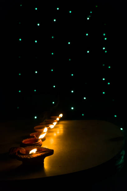 istock Diwali Diya(oil lamp) also known as diva 1282841471