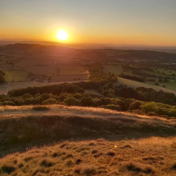 istock Sunset British Camp Malvern Hills 1282847119