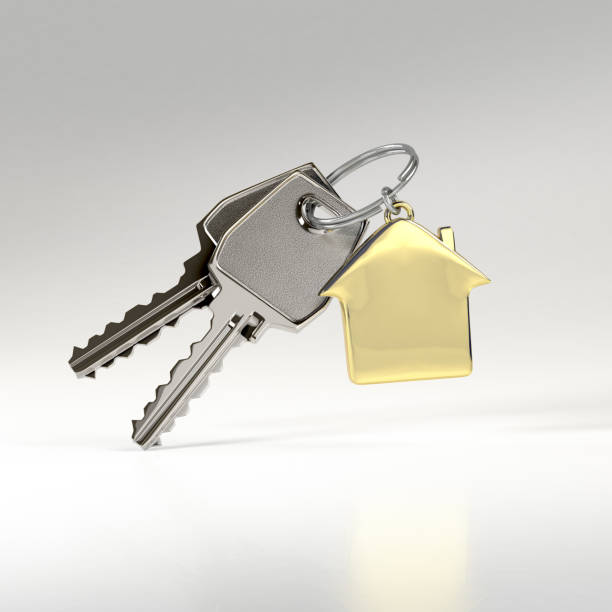 istock Keys with a house pendant. 1282850077