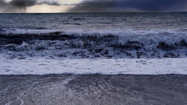 istock Storm swell reaching the Cornwall coast in dramatic weather 1282856610