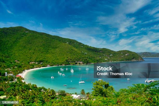 Cane Garden Bay Stock Photo - Download Image Now - British Virgin Islands, Tortola, Bay of Water