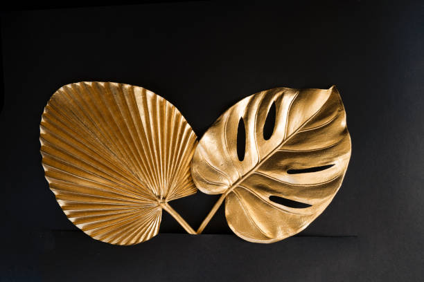 istock Golden tropial leaves 1282866663