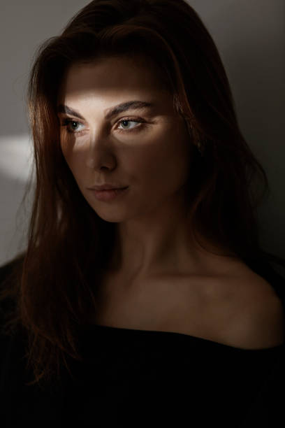 istock Portrait of beautiful female model 1282879063