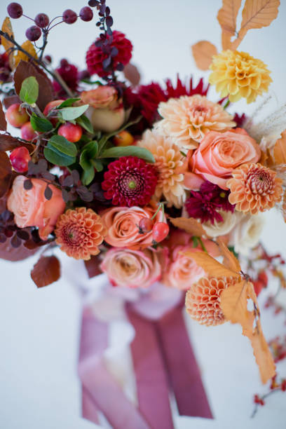 istock Autumn bouquet on white background 1282882164