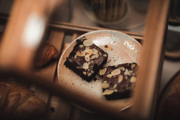 istock Bread and dessert placed in the coffee cafe 1282883569