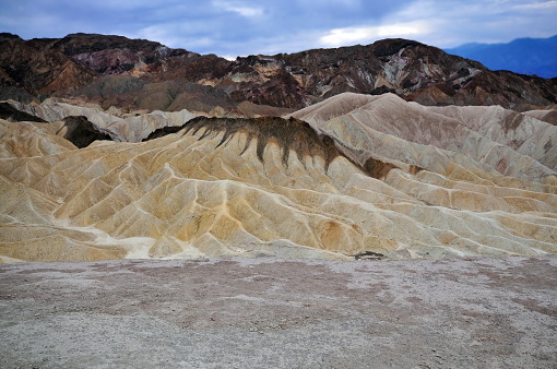 Zabriskie Point in California's Death Valley National Park, photographed on October 18, 2017.