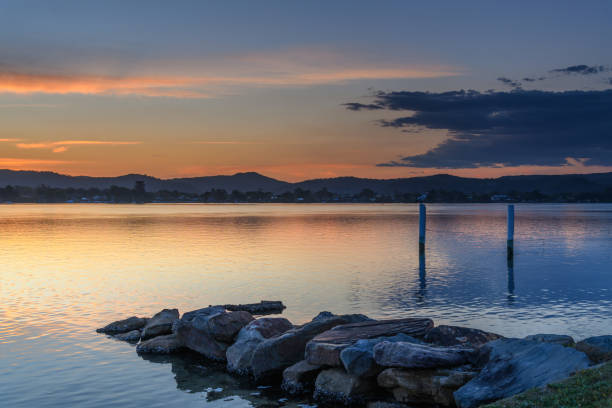 istock Soft Shades of Sunset over the Bay 1282897234
